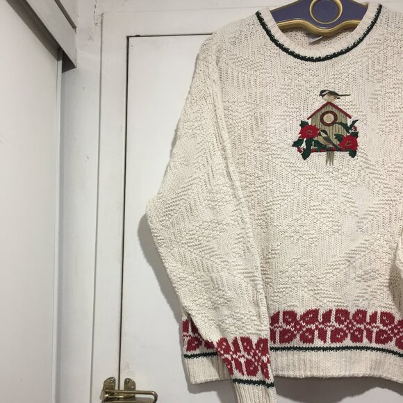 VINTAGE CROFT & BARROW KNIT PATTERN SWEATERS SIZE XL - Picture 9 of 11